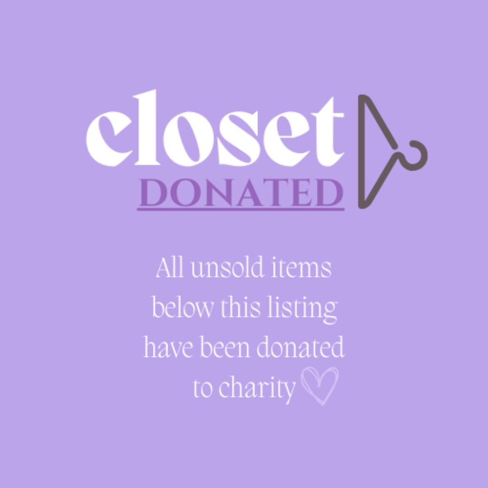 Closet Donated